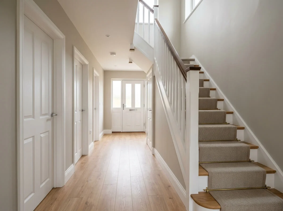 Completed hallway decorating in Wigan