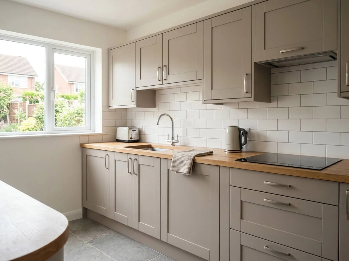 Completed kitchen cabinet refresh in Wigan
